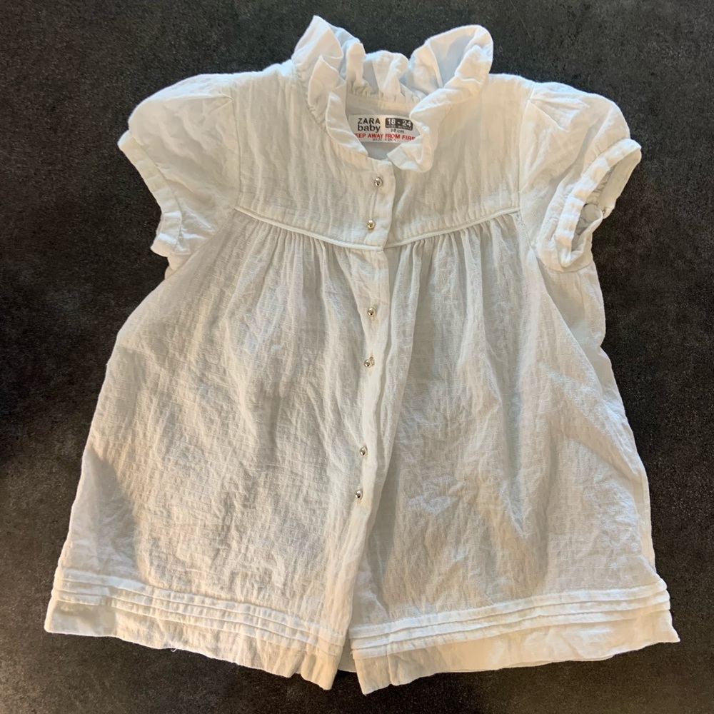 Zara girls shirt dress (18-24 months)